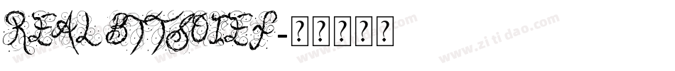 Real Bttsoief字体转换